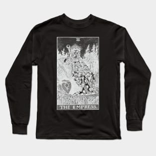 Empress Tarot Card Long Sleeve T-Shirt